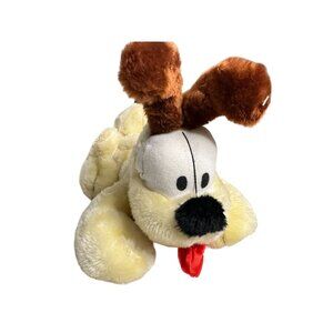 Garfield Odie Plush Toy Stuffed Animal Yellow Brown Play by Play PAWS Vtg 8"